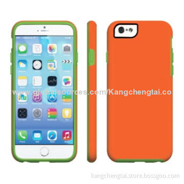 Detachable 2 Pieces Cases for iPhone 6, with UV Finish, Allows Full Control on Cellphone
